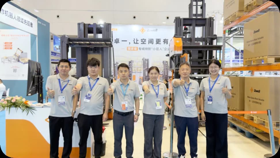 Giải pháp lối đi hẹp của Zowell ra mắt ấn tượng tại Triển lãm Thiết bị Logistics Thanh Đảo